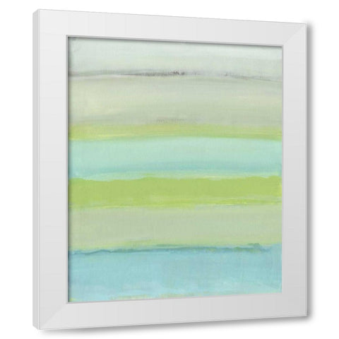 Rainforest Escape White Modern Wood Framed Art Print by Haynes, Smith