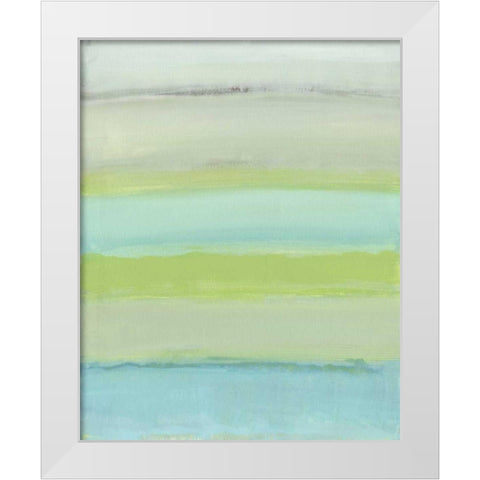 Rainforest Escape White Modern Wood Framed Art Print by Haynes, Smith