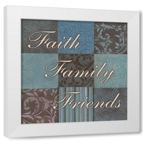 . White Modern Wood Framed Art Print by Haynes, Smith