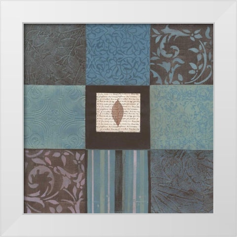 . White Modern Wood Framed Art Print by Haynes, Smith
