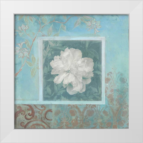 . White Modern Wood Framed Art Print by Haynes, Smith