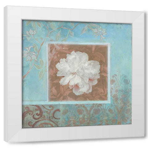 . White Modern Wood Framed Art Print by Haynes, Smith