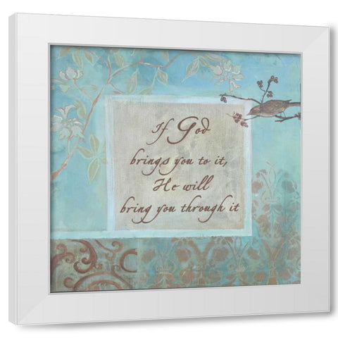 . White Modern Wood Framed Art Print by Haynes, Smith