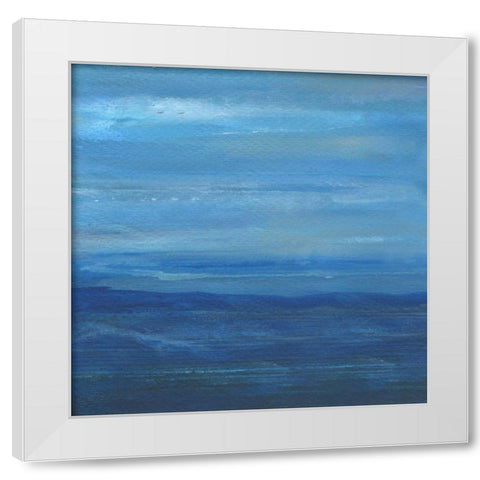 Infinite Sea 2 White Modern Wood Framed Art Print by Haynes, Smith