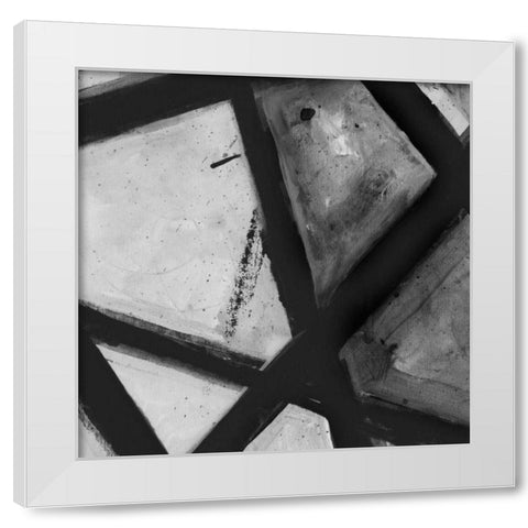 Through The Webbing BW 1 White Modern Wood Framed Art Print by Haynes, Smith