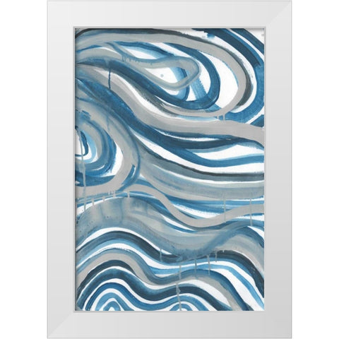 Minerals 1 White Modern Wood Framed Art Print by Haynes, Smith