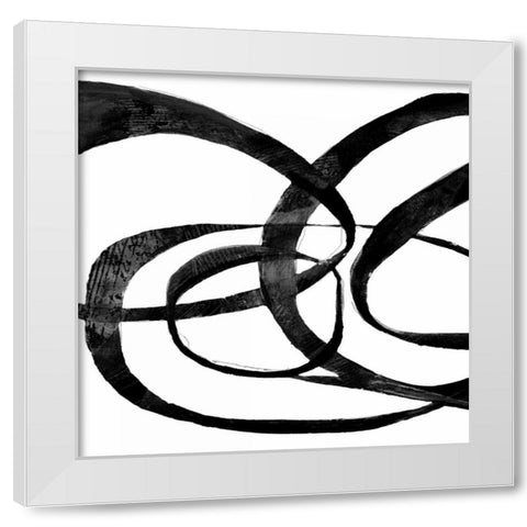 Goss 1 White Modern Wood Framed Art Print by Haynes, Smith