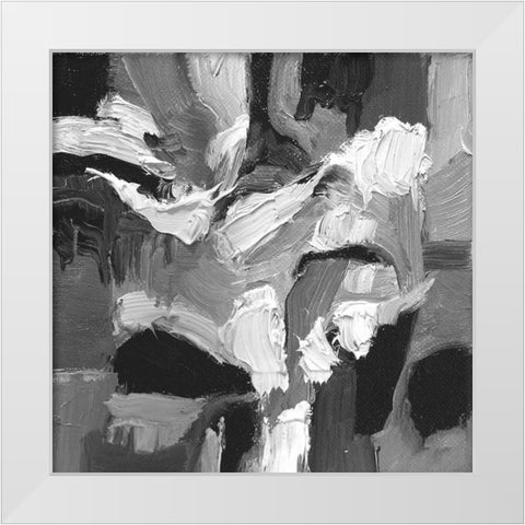 Abstract Wonder 2 White Modern Wood Framed Art Print by Lewis, Sharalee