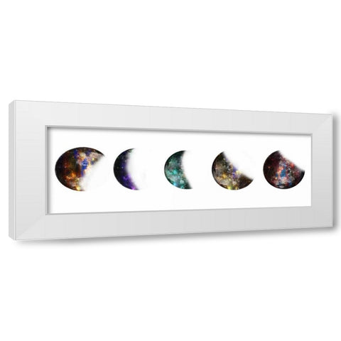 Hello From Above White Modern Wood Framed Art Print by Lewis, Sheldon