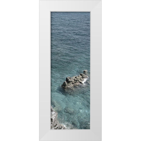Hidden Paradise 3 White Modern Wood Framed Art Print by Lewis, Sheldon