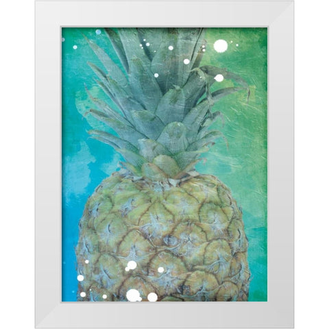 Tropical Pine White Modern Wood Framed Art Print by Lewis, Sheldon