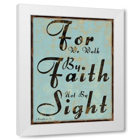 2 Corinthians 5-7 White Modern Wood Framed Art Print by Lewis, Sheldon
