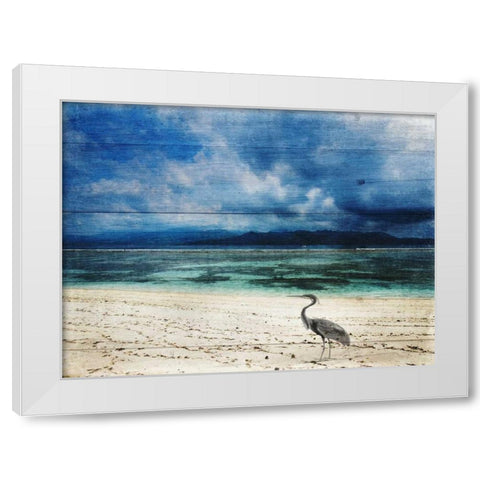 Coastal 2 White Modern Wood Framed Art Print by Lewis, Sheldon