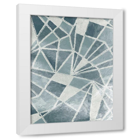 Pure Contemporary 1 White Modern Wood Framed Art Print by Lewis, Sheldon