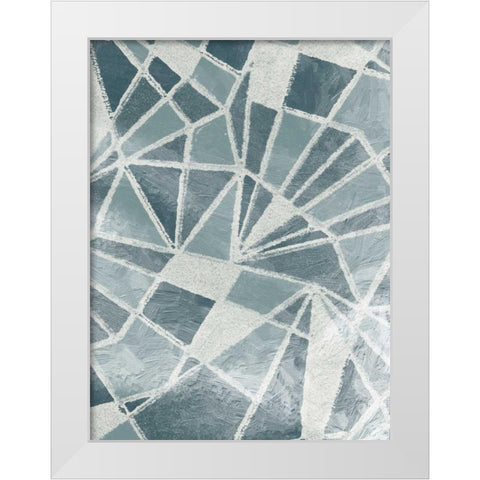 Pure Contemporary 1 White Modern Wood Framed Art Print by Lewis, Sheldon