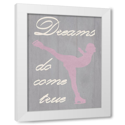 Special Girl White Modern Wood Framed Art Print by Lewis, Sheldon