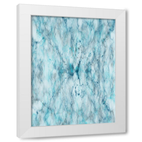 Smoking Marble White Modern Wood Framed Art Print by Lewis, Sheldon