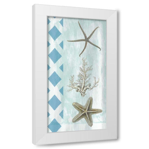 Tranquility White Modern Wood Framed Art Print by Lewis, Sheldon