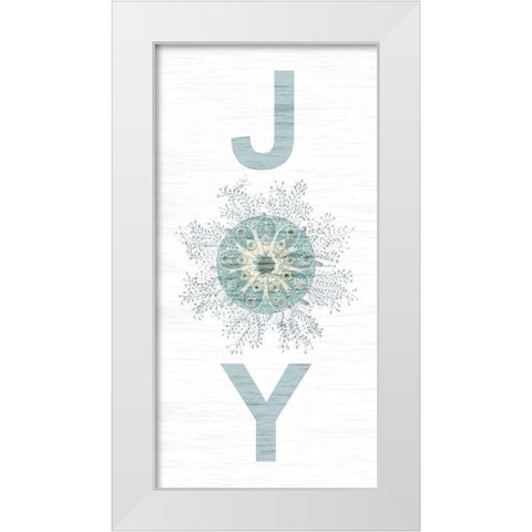 Coast To Joy White Modern Wood Framed Art Print by Lewis, Sheldon