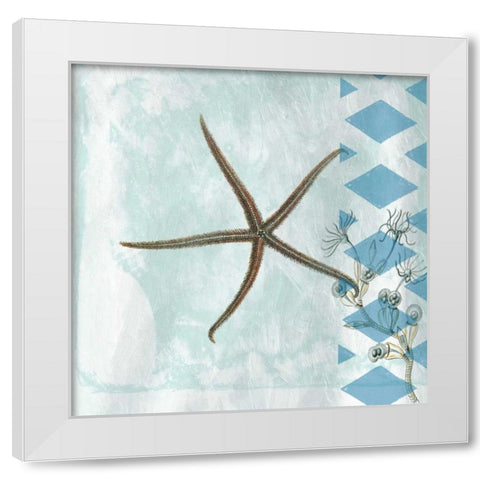 Tranquility 2 White Modern Wood Framed Art Print by Lewis, Sheldon