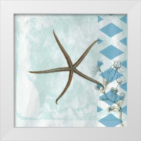 Tranquility 2 White Modern Wood Framed Art Print by Lewis, Sheldon