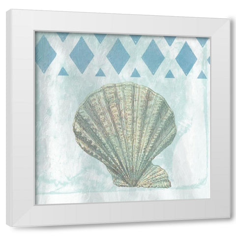 Tranquility 2 White Modern Wood Framed Art Print by Lewis, Sheldon