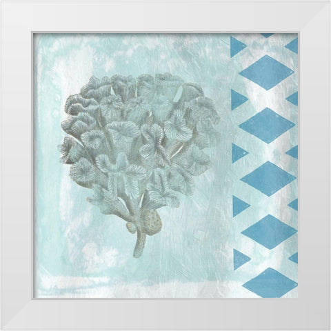 Tranquility 1 White Modern Wood Framed Art Print by Lewis, Sheldon