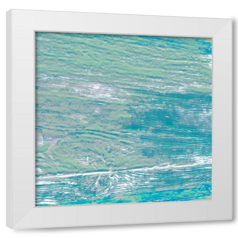 Taste The Tropics White Modern Wood Framed Art Print by Lewis, Sheldon
