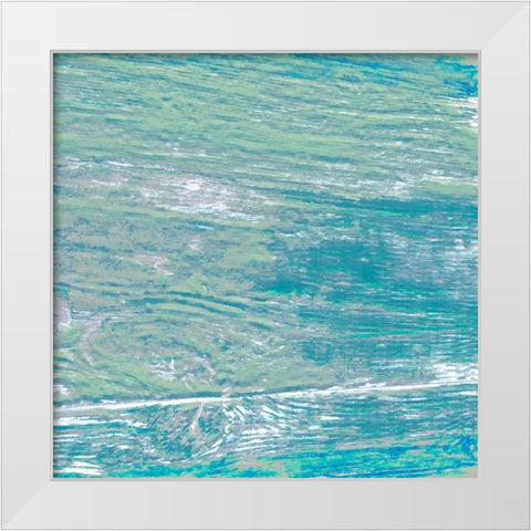 Taste The Tropics White Modern Wood Framed Art Print by Lewis, Sheldon