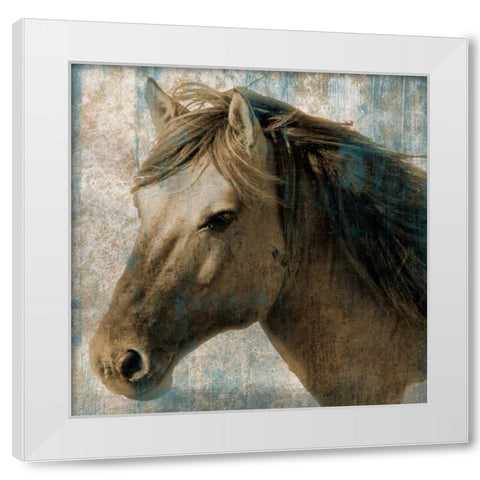 Spirit White Modern Wood Framed Art Print by Lewis, Sheldon