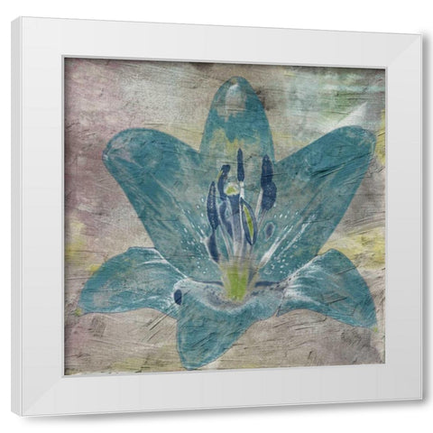 Vibrany Lily 2 White Modern Wood Framed Art Print by Lewis, Sheldon