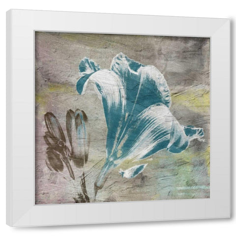 Vibrany Lily 3 White Modern Wood Framed Art Print by Lewis, Sheldon