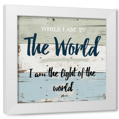 Religious Wood 1 White Modern Wood Framed Art Print by Lewis, Sheldon