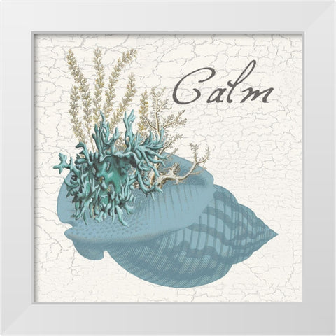 Coastal Bouquet 2 White Modern Wood Framed Art Print by Lewis, Sheldon