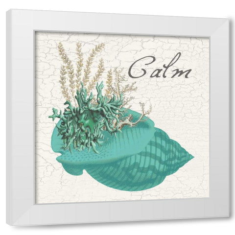 Coastal Bouquet 2 White Modern Wood Framed Art Print by Lewis, Sheldon