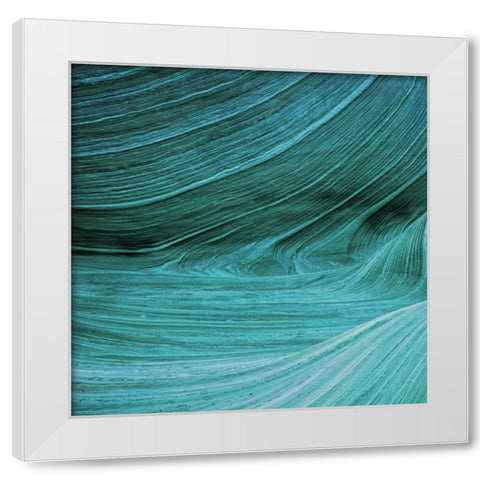 Coastal Abstract White Modern Wood Framed Art Print by Lewis, Sheldon