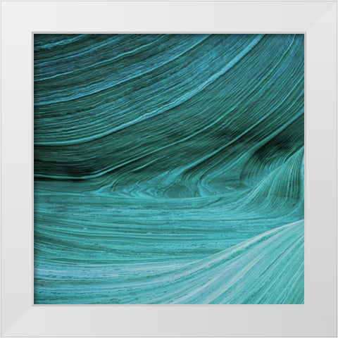 Coastal Abstract White Modern Wood Framed Art Print by Lewis, Sheldon