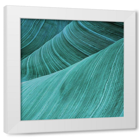 Coastal Abstract 2 White Modern Wood Framed Art Print by Lewis, Sheldon