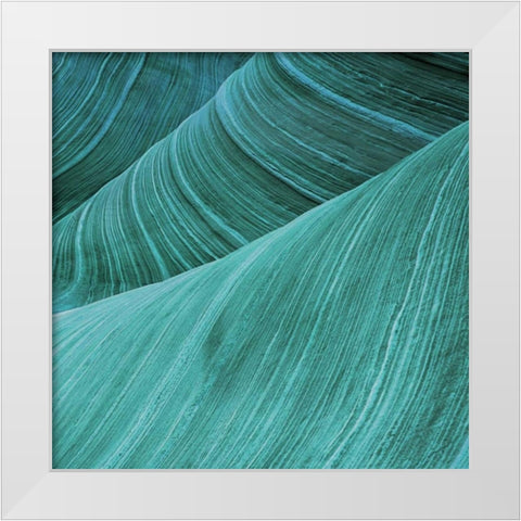 Coastal Abstract 2 White Modern Wood Framed Art Print by Lewis, Sheldon