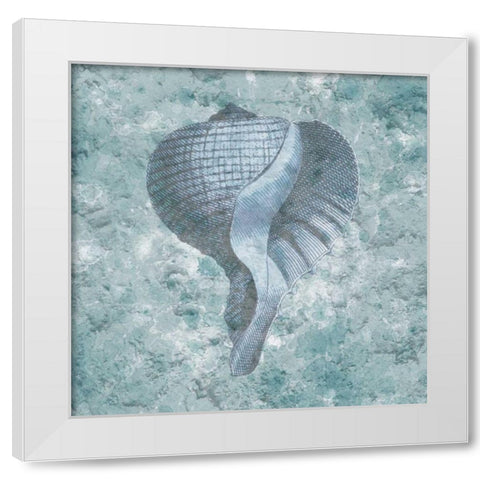 Coastal Cement White Modern Wood Framed Art Print by Lewis, Sheldon