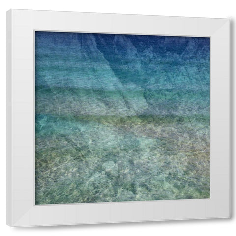 Clear Water White Modern Wood Framed Art Print by Lewis, Sheldon