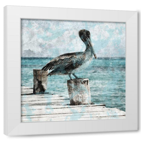 Coastal Pride White Modern Wood Framed Art Print by Lewis, Sheldon