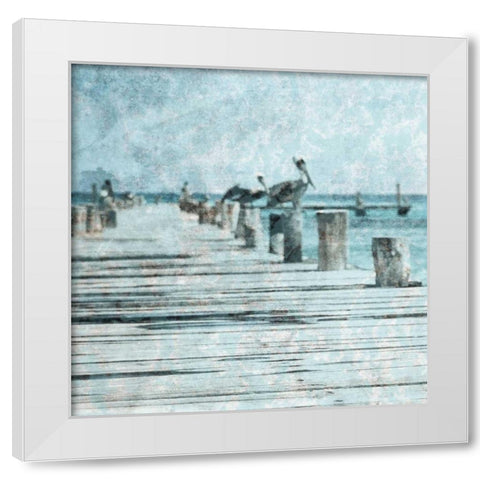 Coastal Pride 2 White Modern Wood Framed Art Print by Lewis, Sheldon
