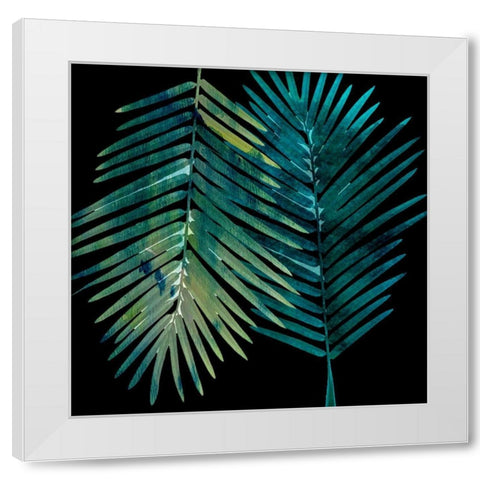 Watercolor Burst White Modern Wood Framed Art Print by Lewis, Sheldon