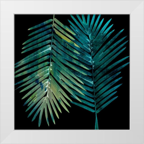 Watercolor Burst White Modern Wood Framed Art Print by Lewis, Sheldon