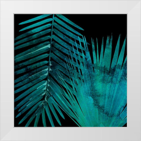 Watercolor Burst 3 White Modern Wood Framed Art Print by Lewis, Sheldon