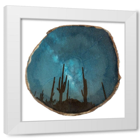 Natural Wood Space 1 White Modern Wood Framed Art Print by Lewis, Sheldon