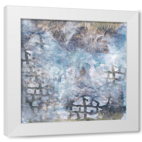 Abstract Extract White Modern Wood Framed Art Print by Lewis, Sheldon