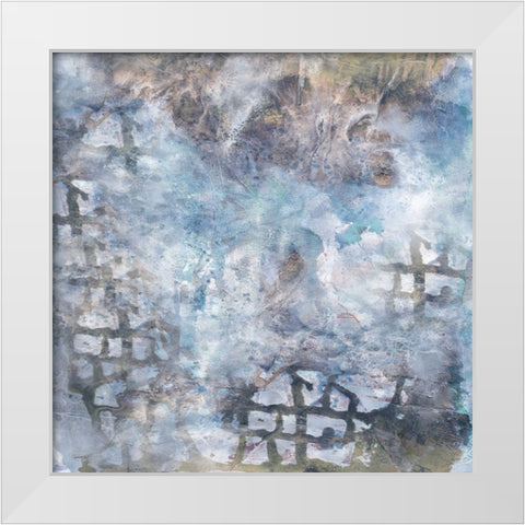 Abstract Extract White Modern Wood Framed Art Print by Lewis, Sheldon