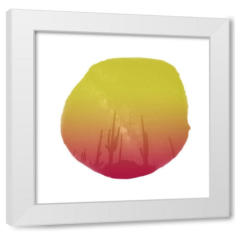 Colored Sky 2 White Modern Wood Framed Art Print by Lewis, Sheldon